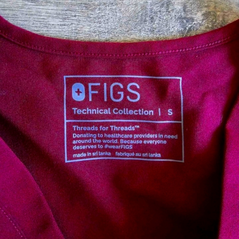 Figs Catarina One-Pocket Scrub Top size small